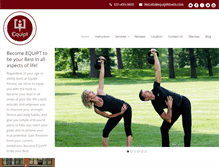 Tablet Screenshot of equiptfitness.com